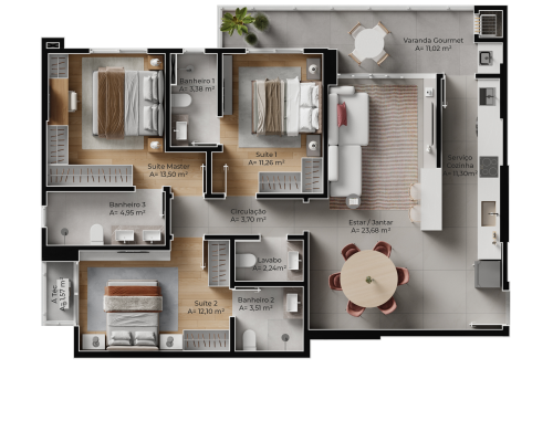 Duplex Inferior
